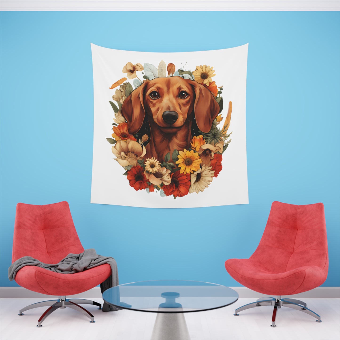 Dachshund Tapestry: "Sunny"