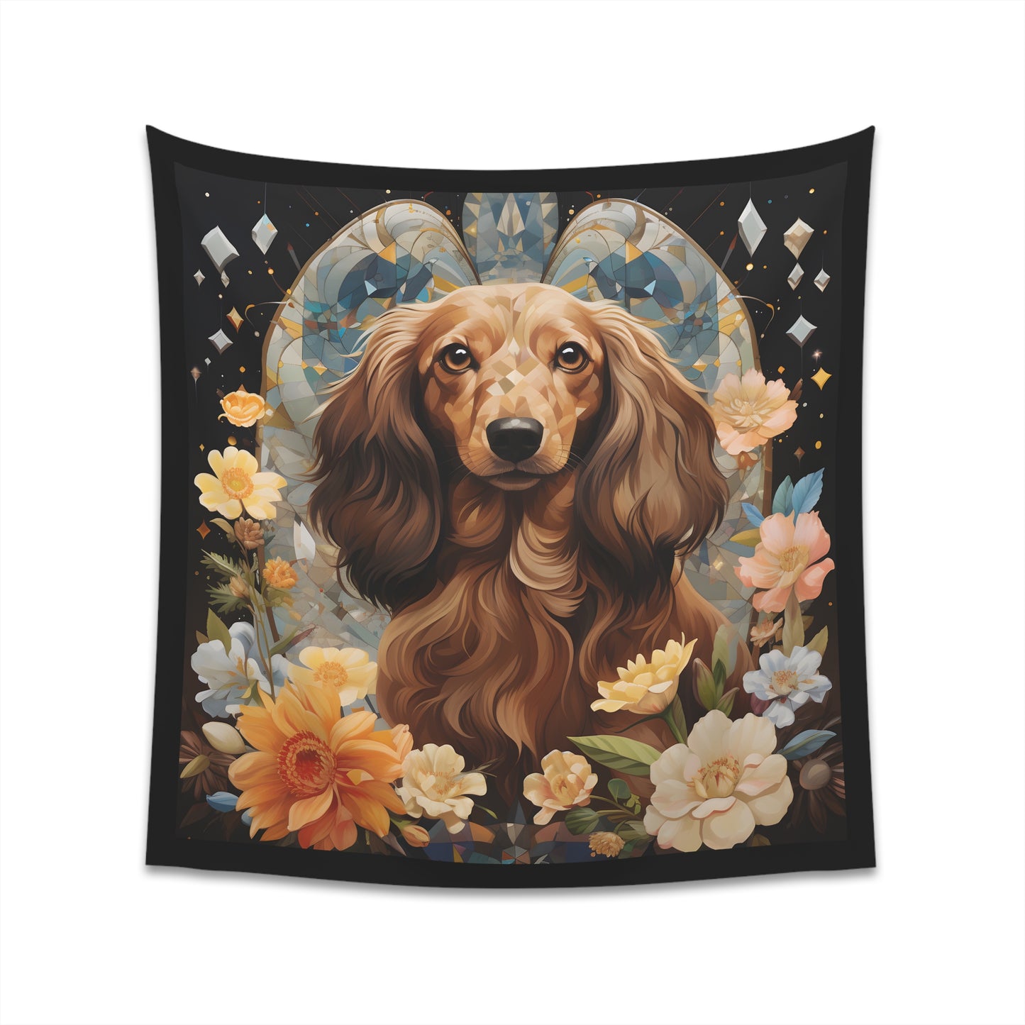 Dachshund Tapestry: "Queen Cream"