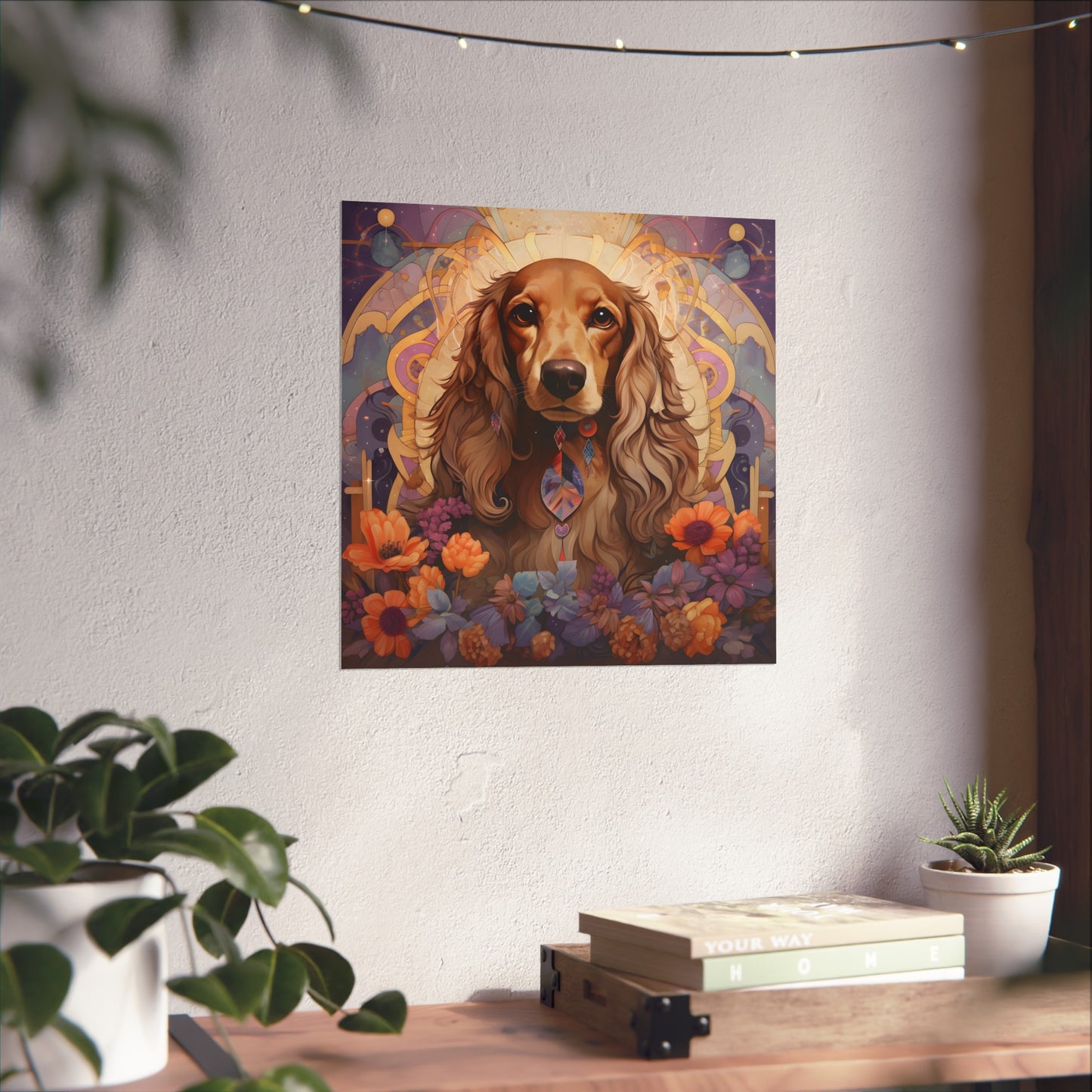 Dachshund Art Print: "Citrine Dream"