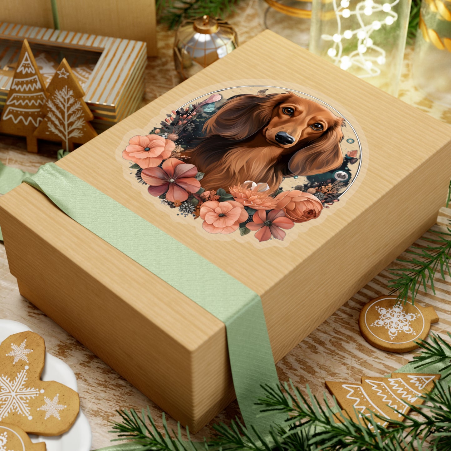 Dachshund Sticker: "Rose"