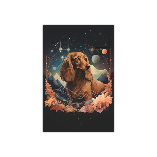 Dachshund Premium Poster: "Astral Serenity"