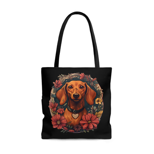 Dachshund Tote Bag: "Heart"