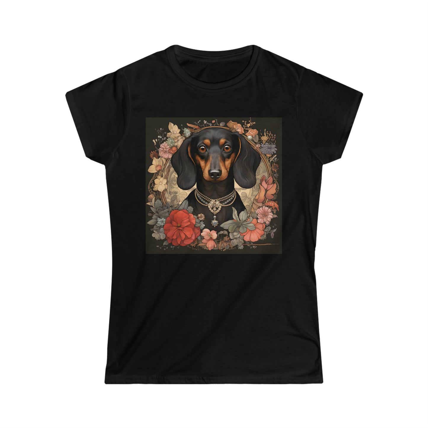 Dachshund Softstyle T-Shirt: "Heirloom"