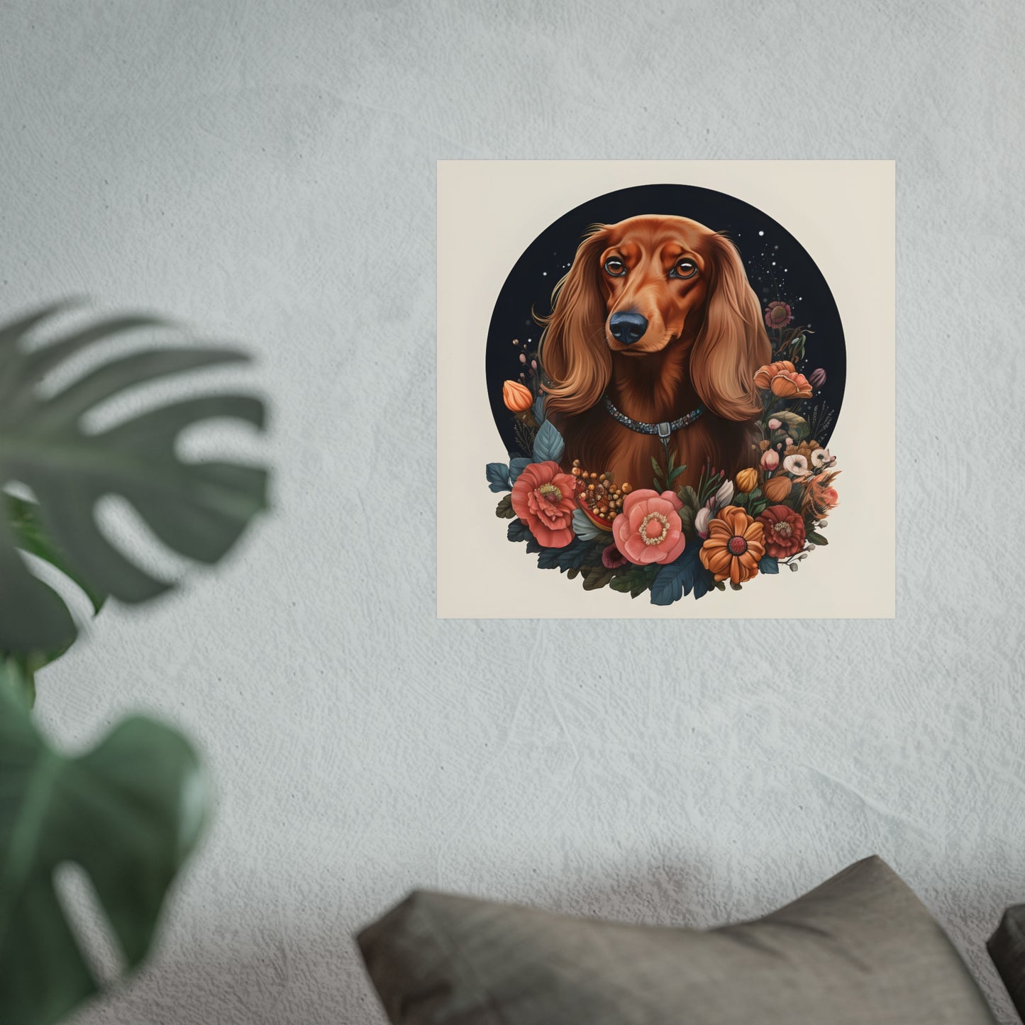 Dachshund Art Print: "Flora"